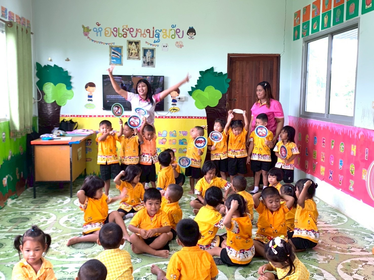 โครงการเด็กปฐมวัยห่างไกลบุหรี่ 2568 ศูนย์พัฒนาเด็กเล็กองค์การบริหารส่วนตำบลนารุ่ง