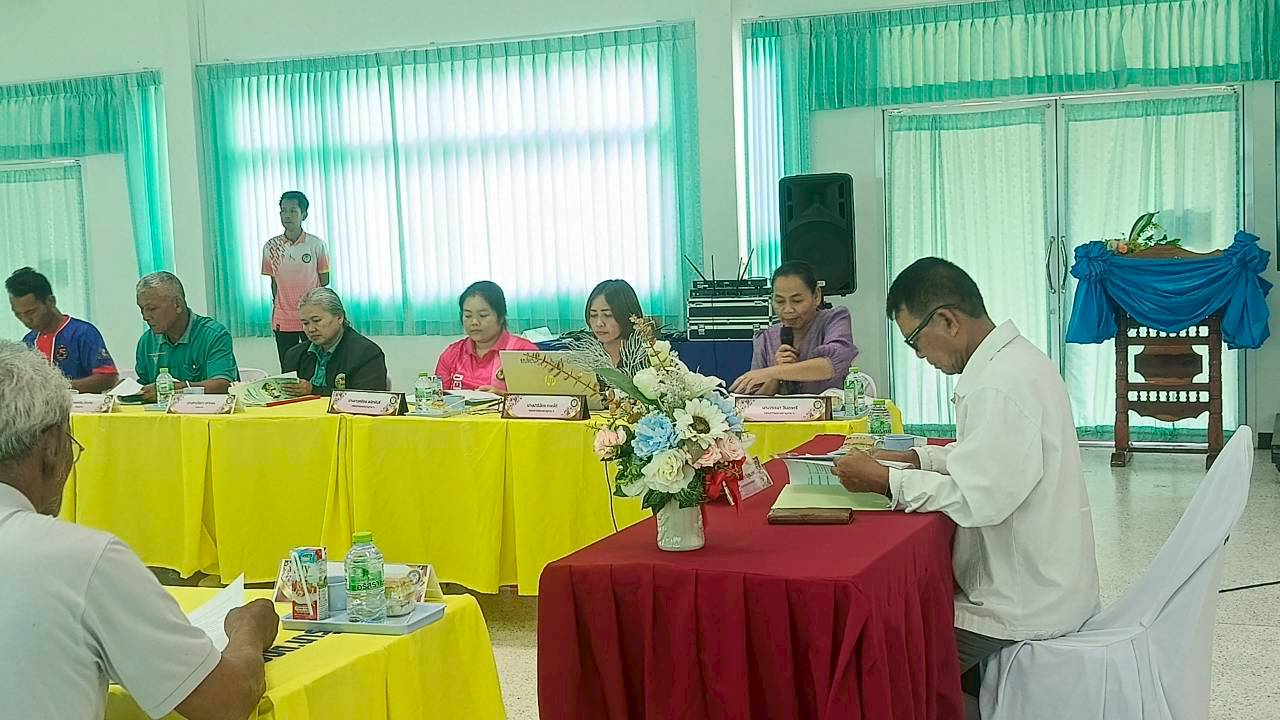 ประชุมคณะกรรมการกองทุนหลักประกันสุขภาพองค์การบริหารส่วนตำบลนารุ่ง ครั้งที่ 3 ประจำปีงบประมาณ พ.ศ.2568