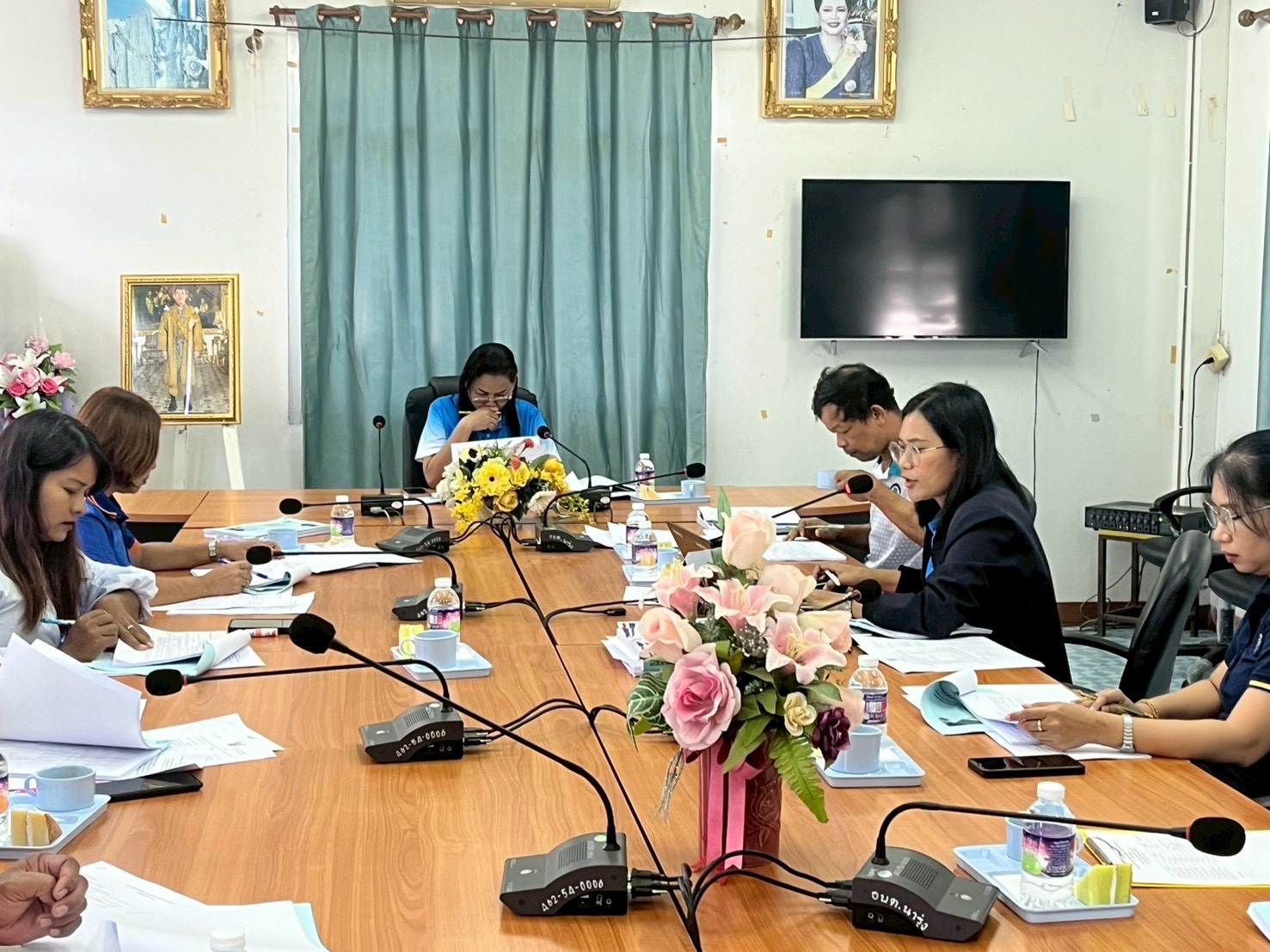 การประชุมคณะกรรมการสนับสนุนการจัดทำแผนพัฒนาท้องถิ่นองค์การบริหารส่วนตำบลนารุ่ง